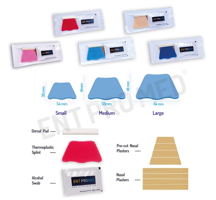 Thermoplastic External Nasal Splints - ENTPROMED Medical Product