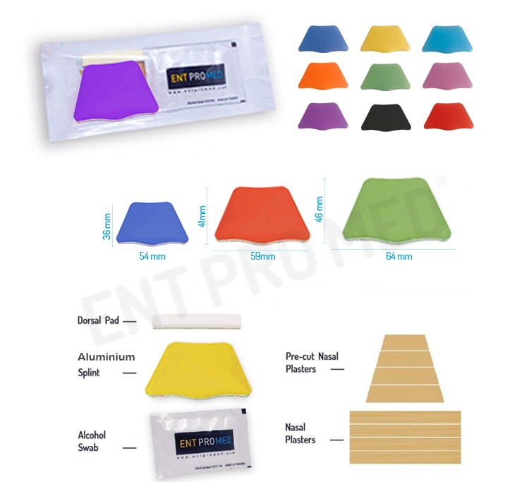 Aluminum Standard External Nasal Splint - ENTPROMED Medical Product
