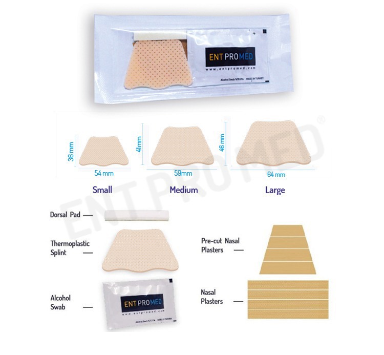 Thermoplastic External Nasal Splints - View