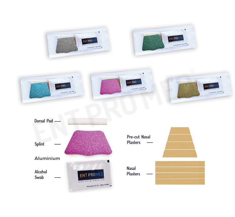 Aluminum GLITTER External Nasal Splint - View