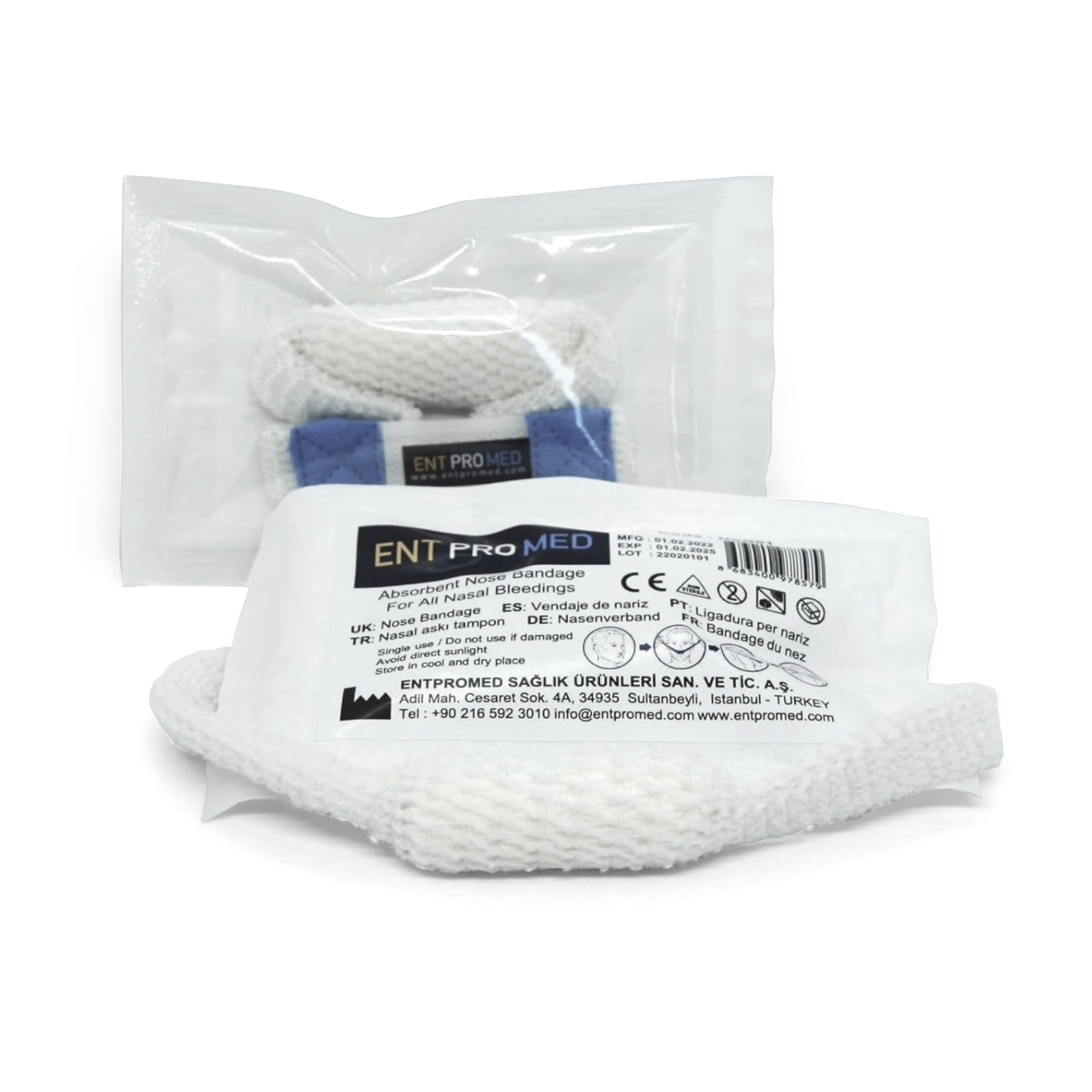 External Absorbent Nasal Sling Bandage - View