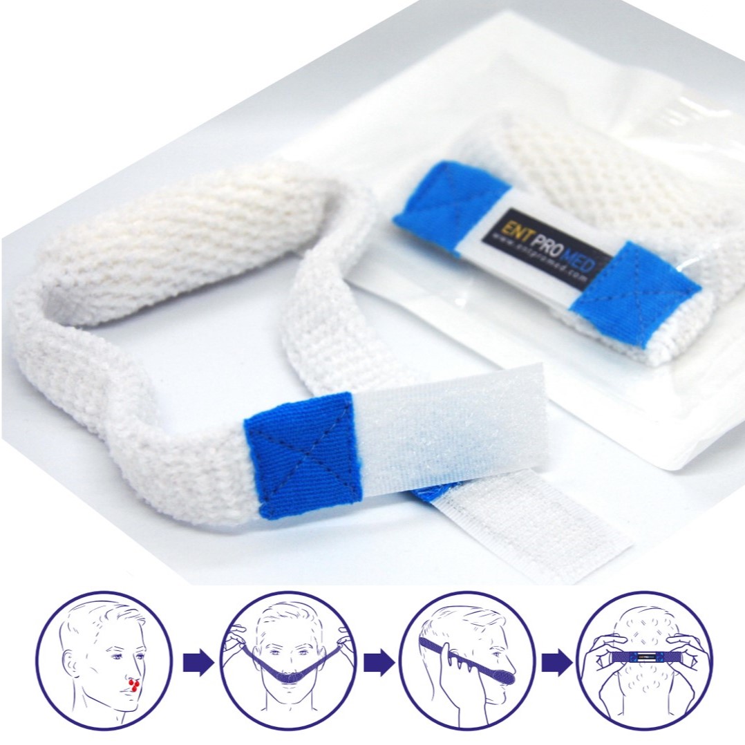 External Absorbent Nasal Sling Bandage - View